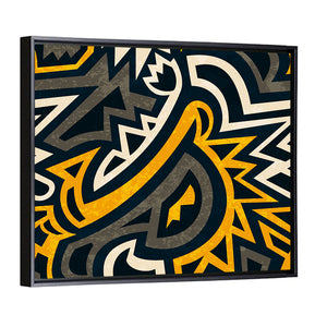 African Geometric Pattern Wall Art