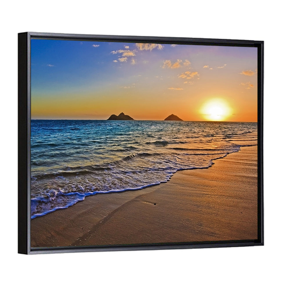 Lanikai Sunrise Over Mokulua Islands Wall Art