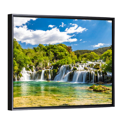 Skradinski Buk Cascading Waterfall Wall Art