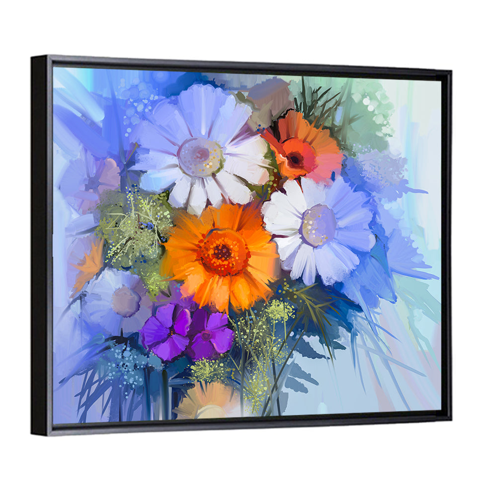 Impasto Floral Bouquet Wall Art