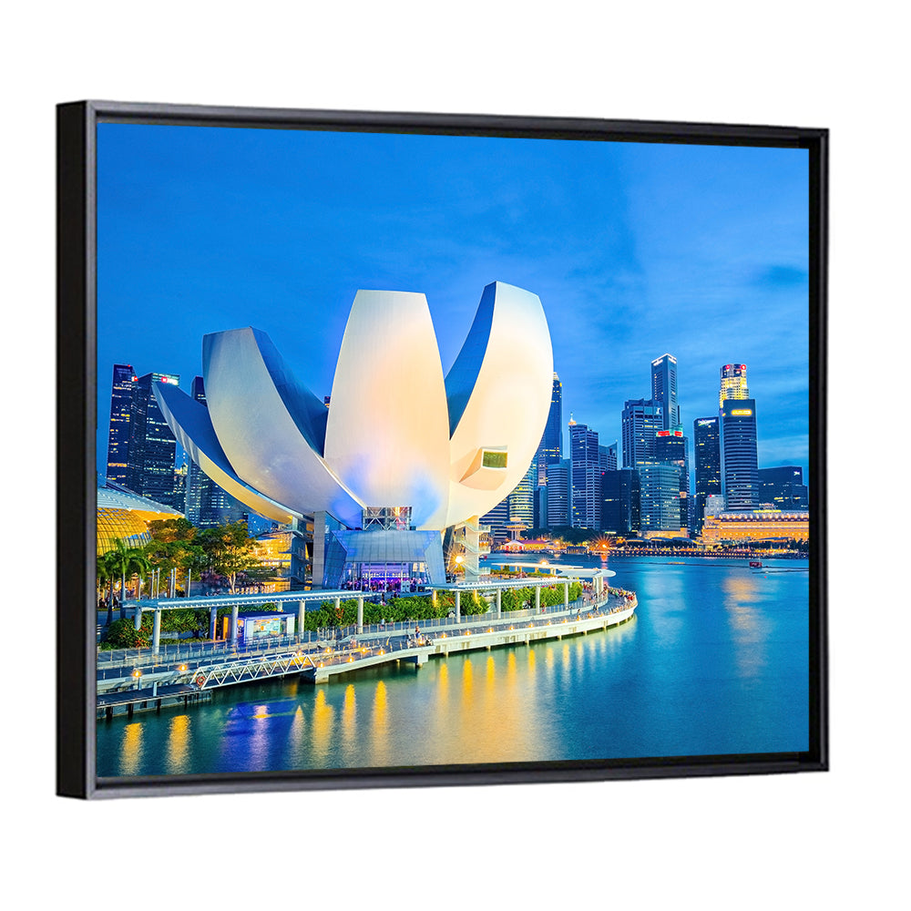 Marina Bay with Artscience Museum Wall Art