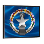 Northern Mariana Islands Flag Wall Art