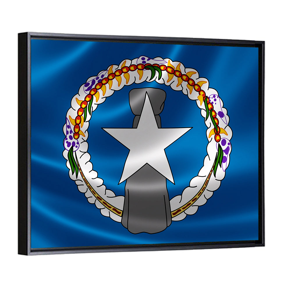 Northern Mariana Islands Flag Wall Art