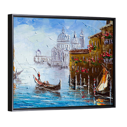 Venetian Canal Watercolor Wall Art