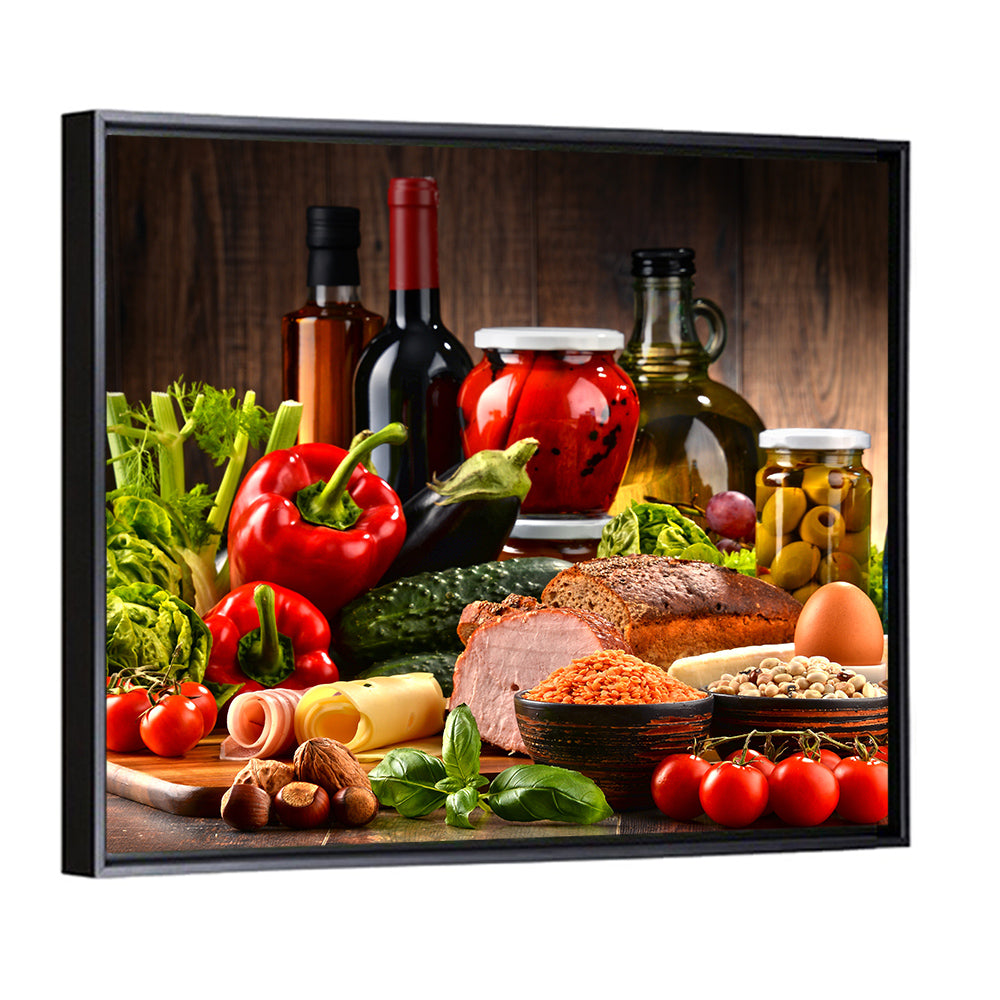Rustic Organic Market Still Life Wall Art