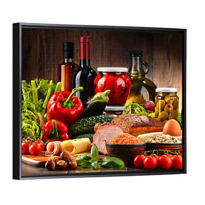 Rustic Organic Market Still Life Wall Art