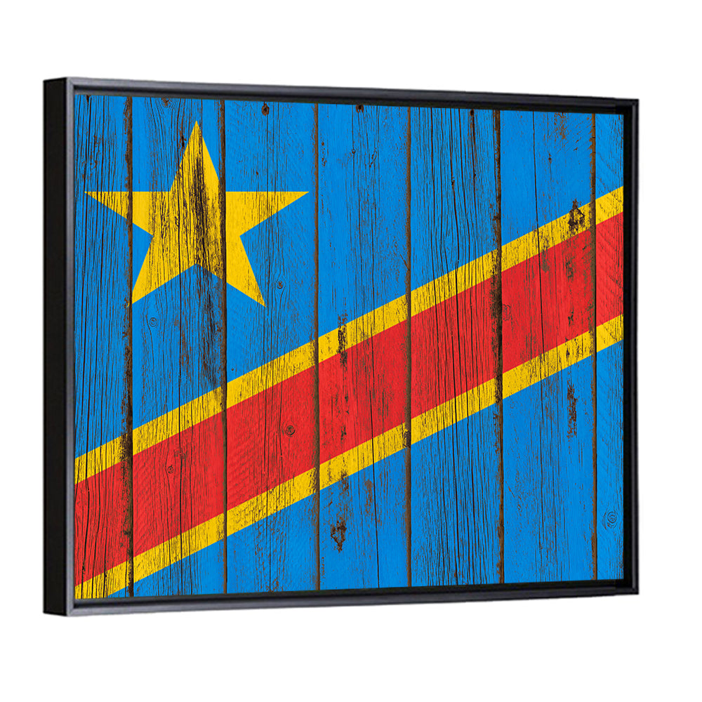 Democratic Republic of the Congo Flag Wall Art