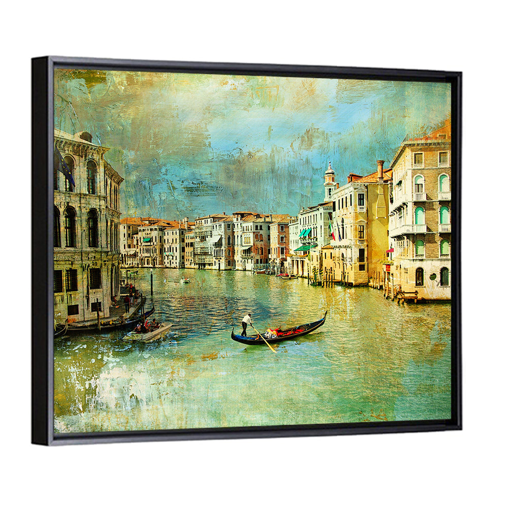 Venice Gondola on the Grand Canal Wall Art