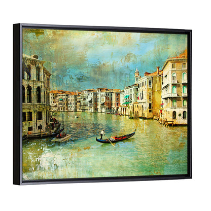 Venice Gondola on the Grand Canal Wall Art