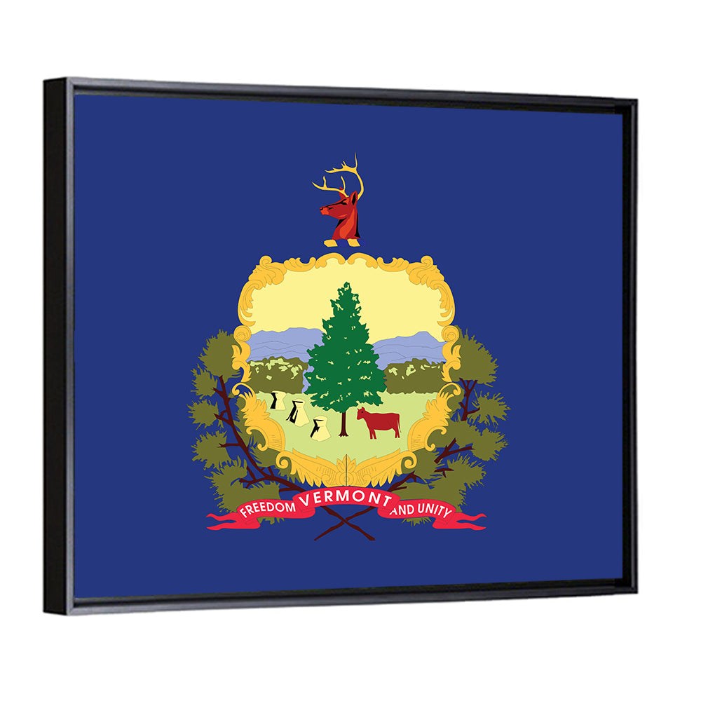 Vermont State Flag Wall Art