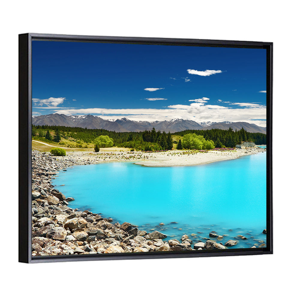 Lake Pukaki Turquoise Vista Wall Art