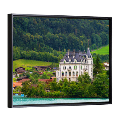 Mansion on Lake Brienz Wall Art