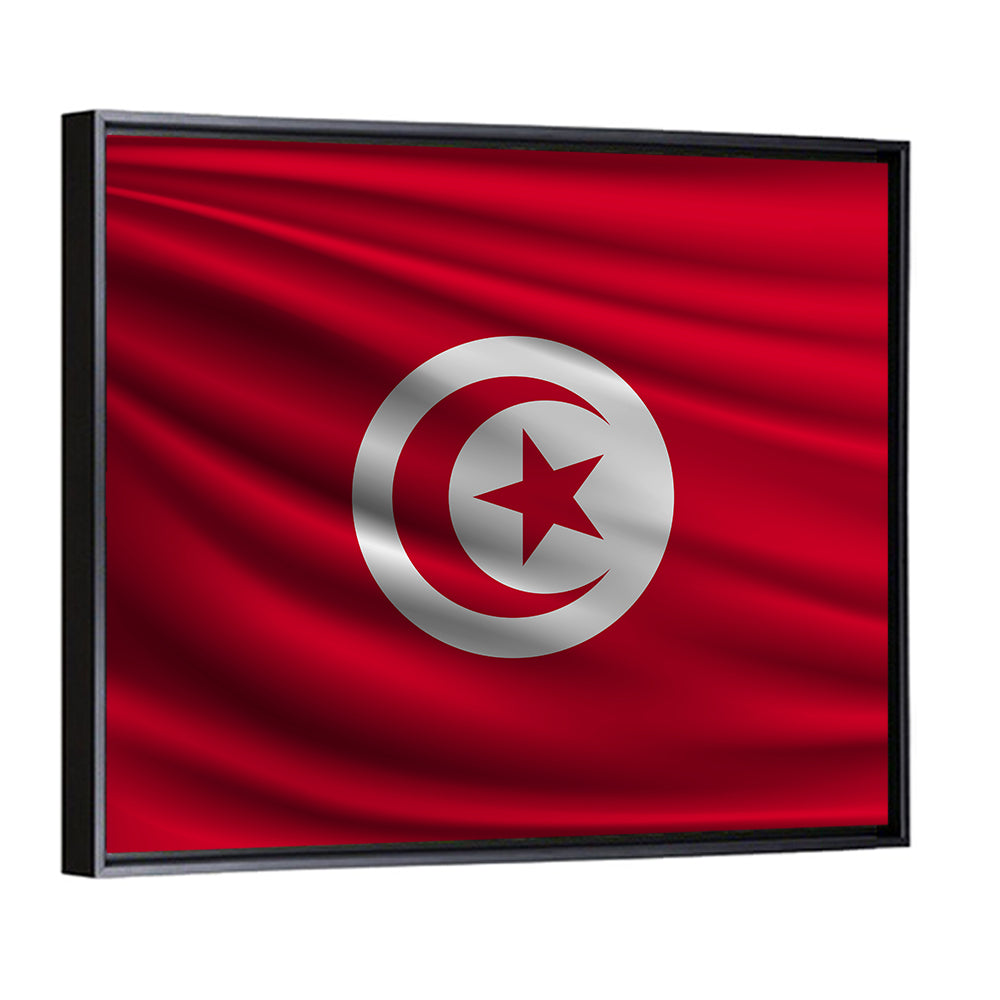 National Flag Of Tunisia Wall Art