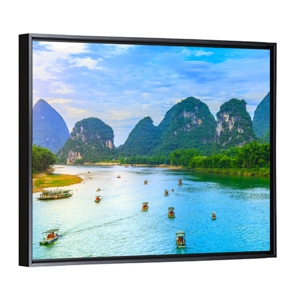 Li River at Yangshuo, Guilin Wall Art