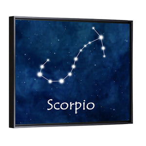 Scorpio Horoscope Constellation Wall Art