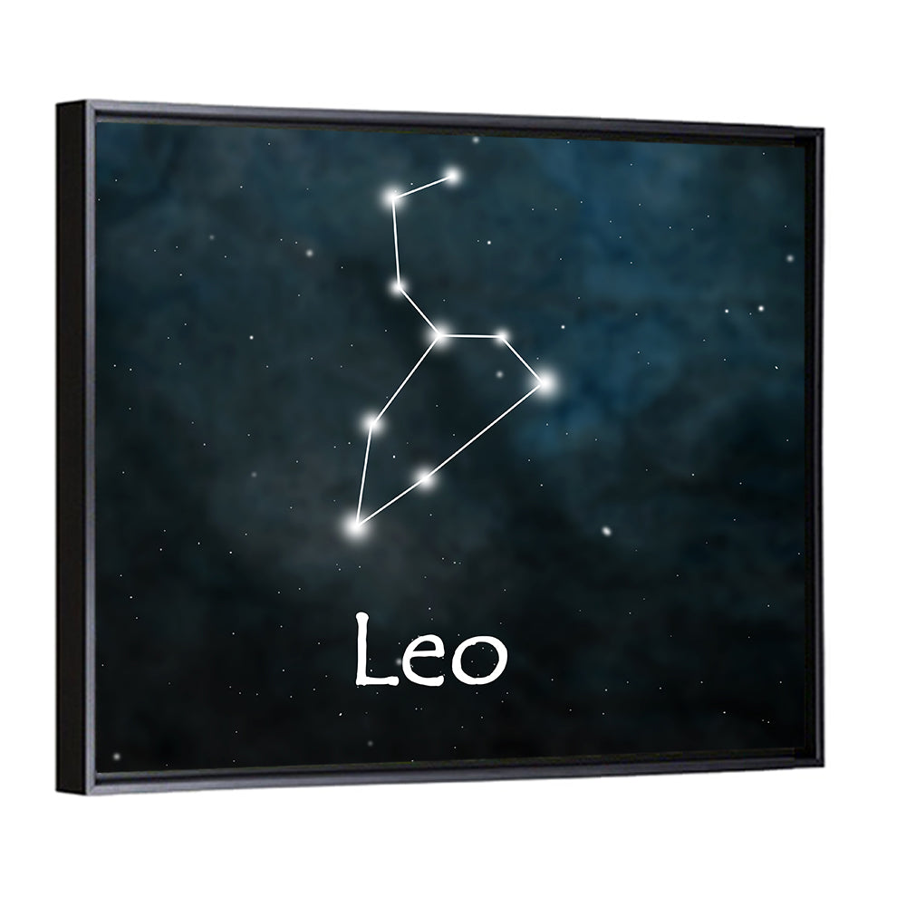 Leo Zodiac Constellation Wall Art