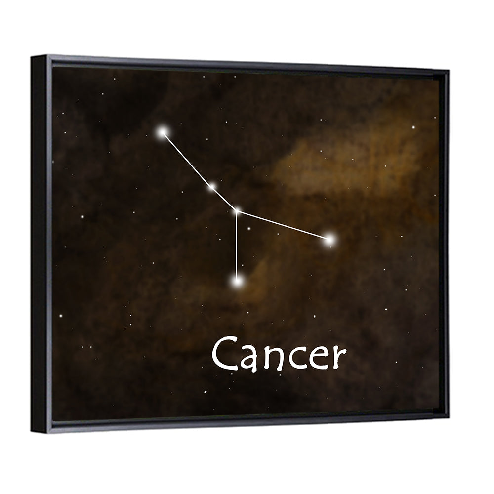Cancer Zodiac Constellation Wall Art