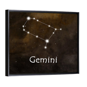 Gemini Horoscope Constellation Wall Art