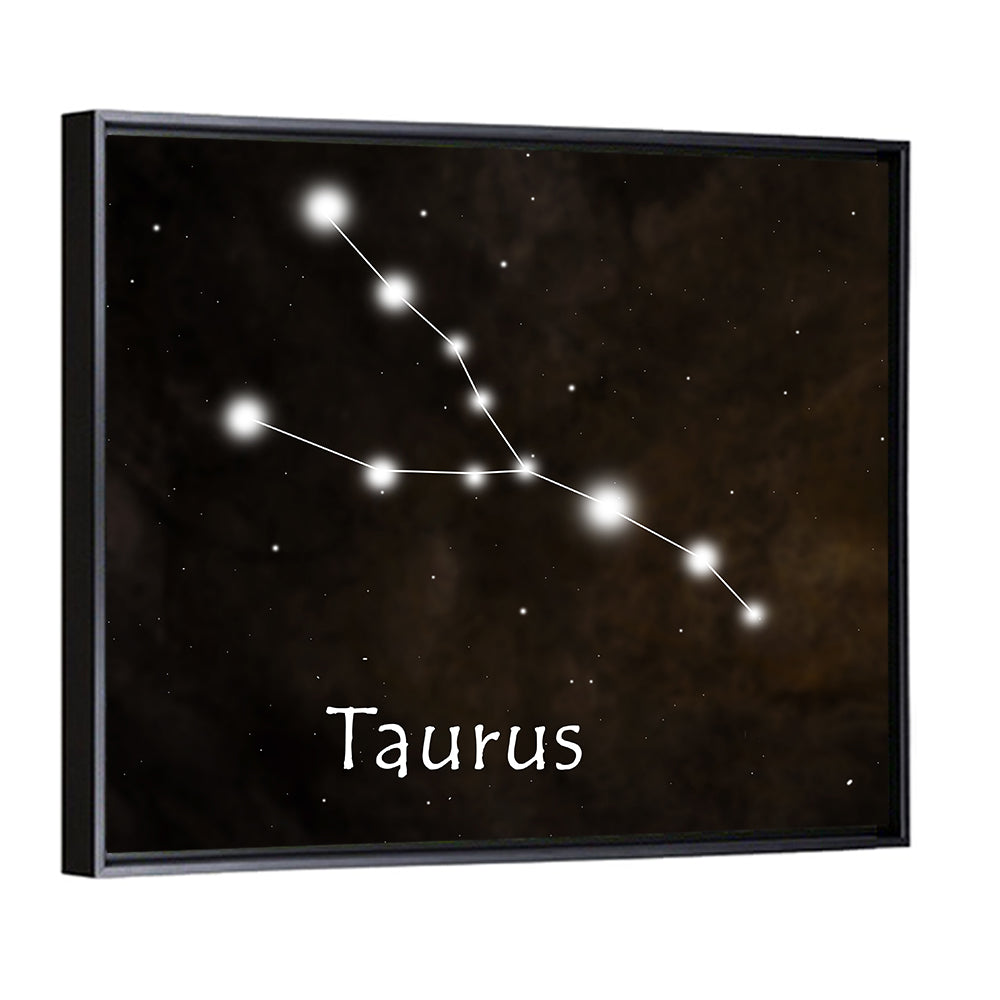 Taurus Constellation Chart Wall Art