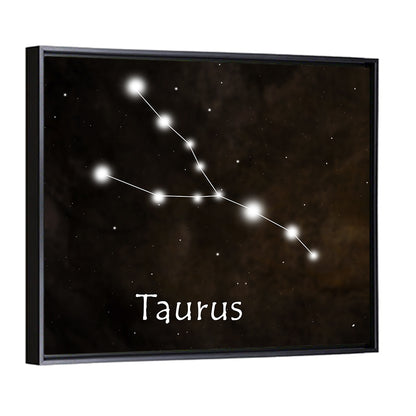 Taurus Constellation Chart Wall Art