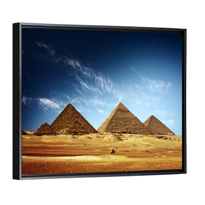 Giza Pyramids Valley View Wall Art