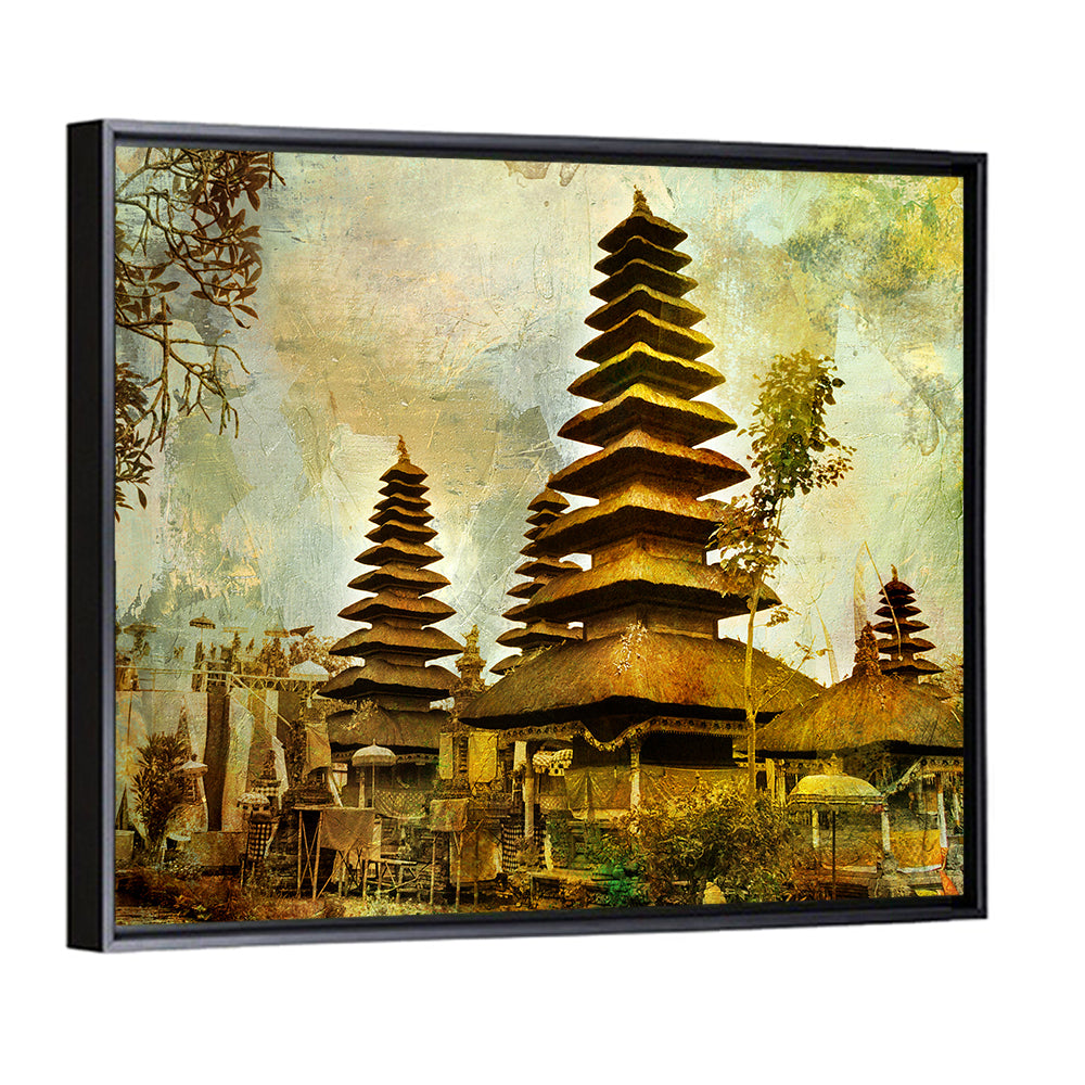 Balinese Meru Towers Wall Art