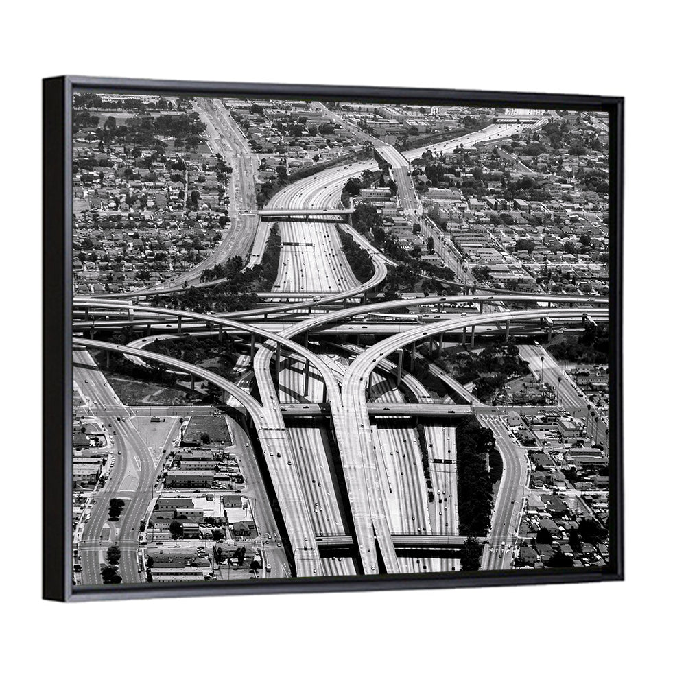 Monochrome La Airport Interchange Wall Art