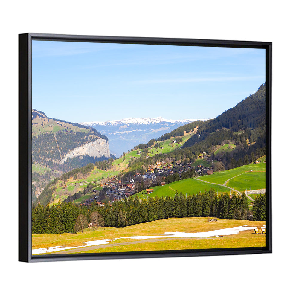 Jungfrau Snow-capped Mountain Landscape Wall Art