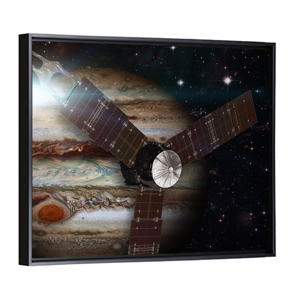 Juno Spacecraft Over Jupiter Wall Art
