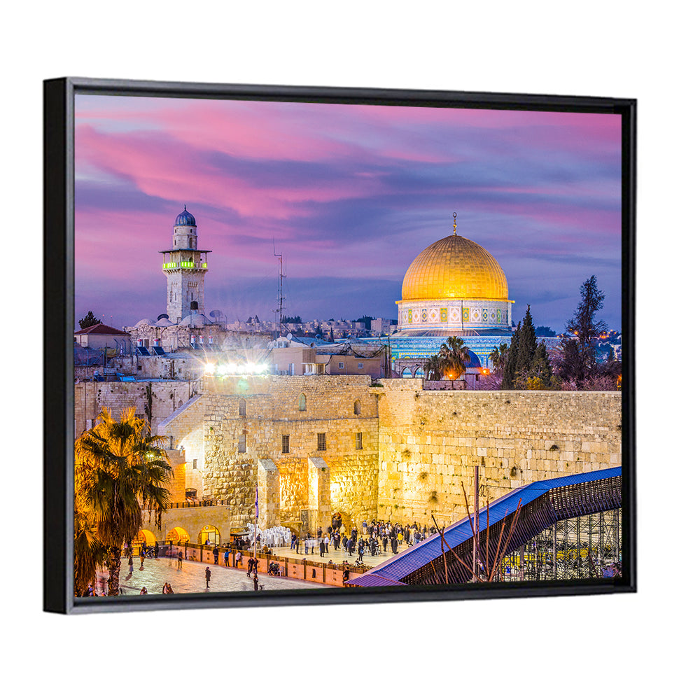 Temple Mount and Western , Jerusalem Wall Art