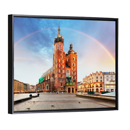 St. Mary's Basilica at Dusk, Krakow Wall Art