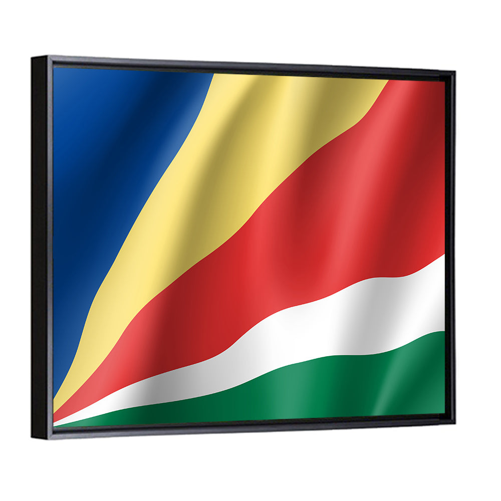 Seychelles Flag Wall Art