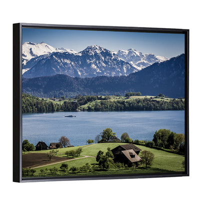 View From Merlischachen Over Lake Lucerne Wall Art