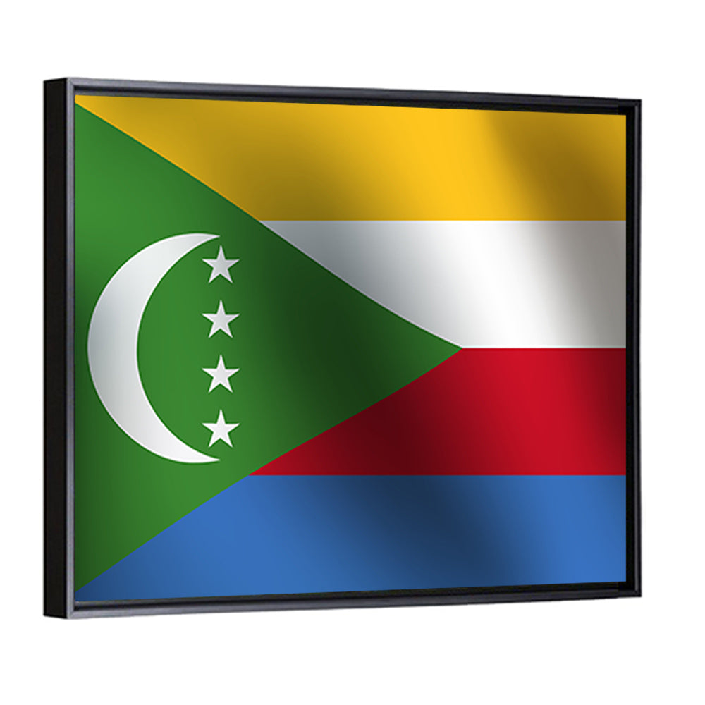 Comoros National Flag Wall Art