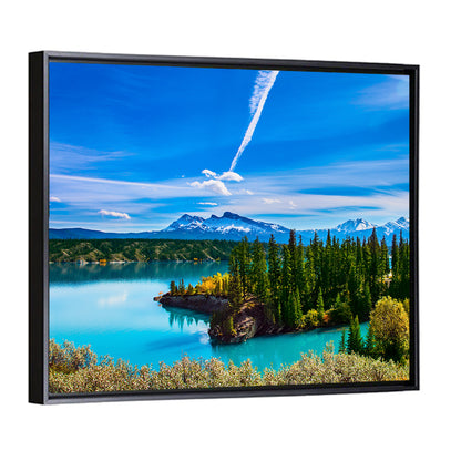 Abraham Lake Shoreline Wall Art
