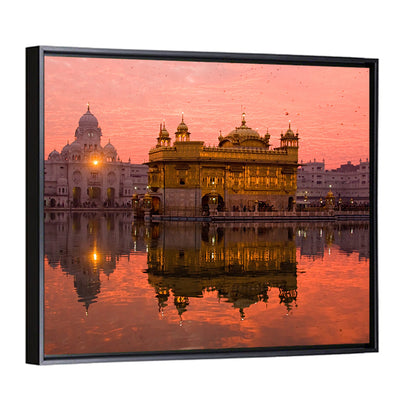 Golden Temple at Sunset, Amritsar Wall Art