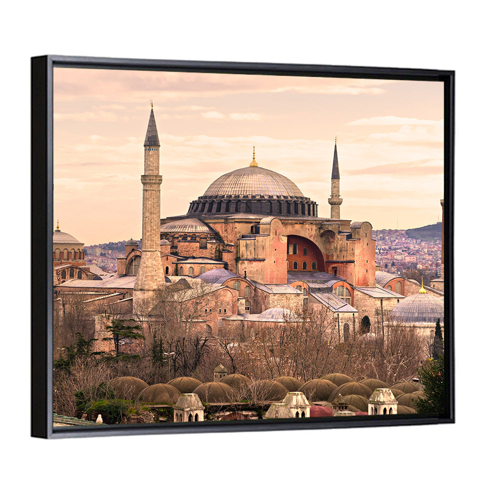 Hagia Sophia Dome and Minarets Wall Art