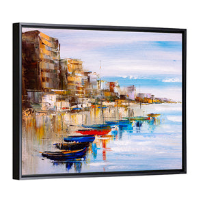 Harbor Oil Painting Wall Art