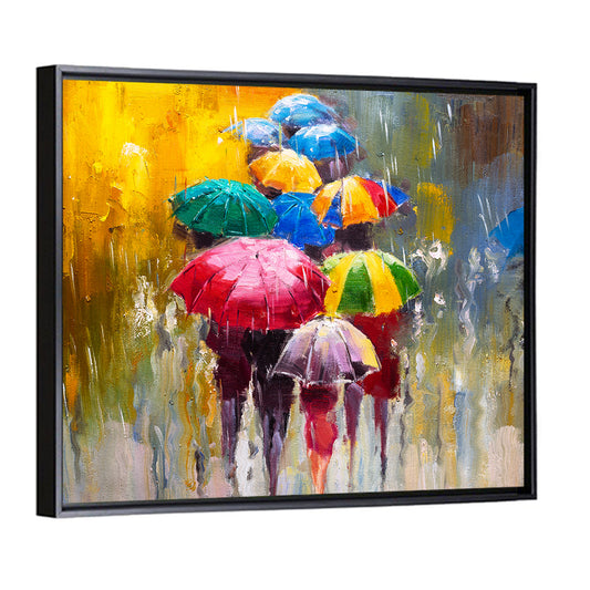 Rainy Day Oil Painting Wall Art
