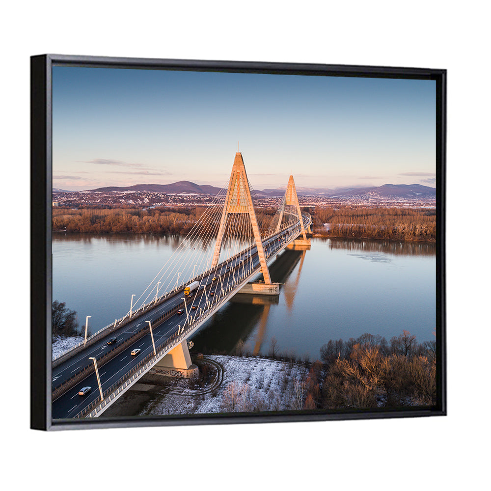 Megyeri Bridge Over the Danube Wall Art