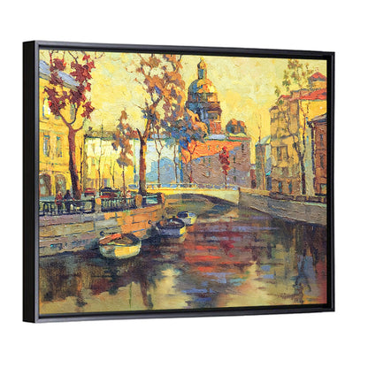 St Petersburg Golden Canal Wall Art