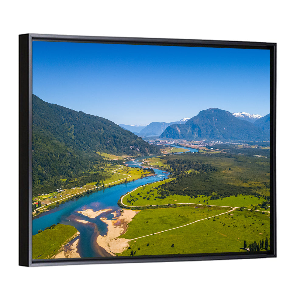 Puerto Aysen River Valley Wall Art