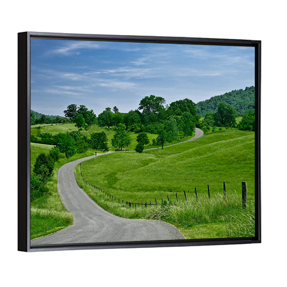 Blue Ridge Winding Road, Western Virginia Wall Art