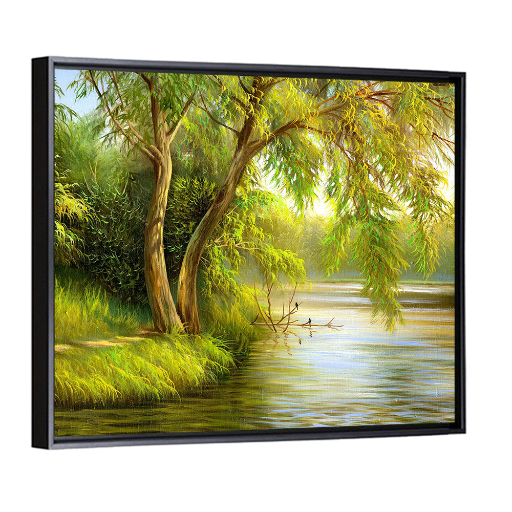 Summer Wood Lake Wall Art