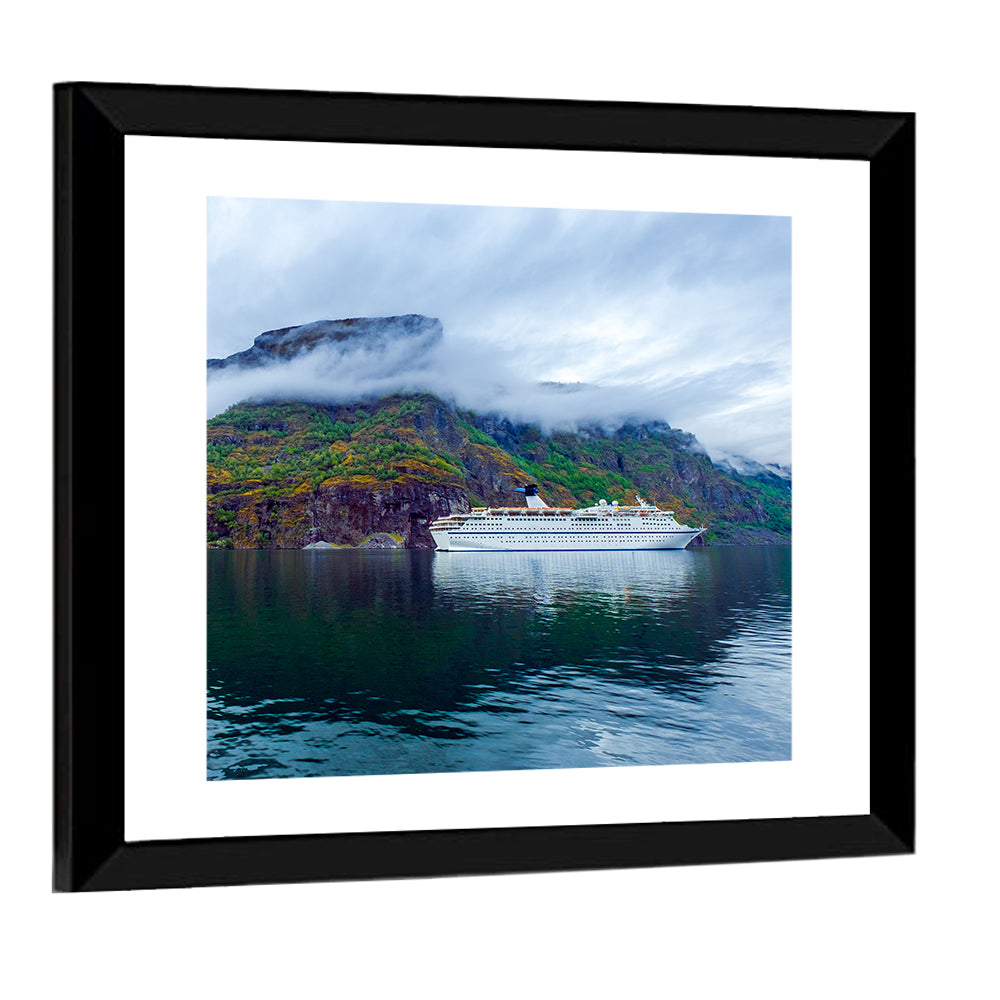 Cruise Ship on Hardanger Fjorden Wall Art