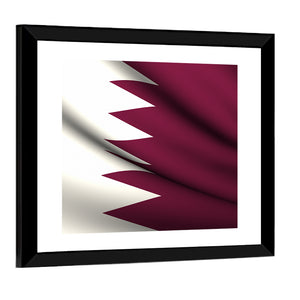 Flag Of Qatar Wall Art