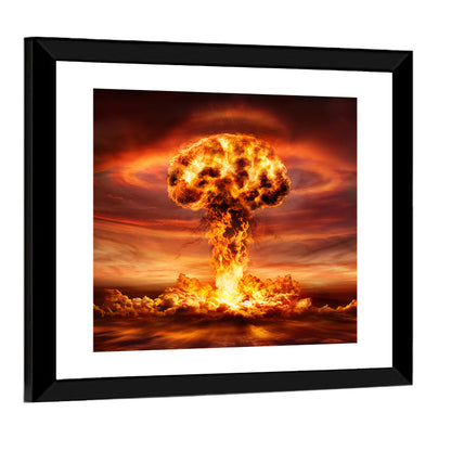 Nuclear Mushroom Cloud Wall Art