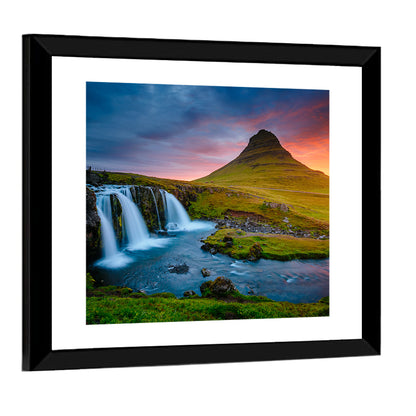 Kirkjufell at Sunset Wall Art
