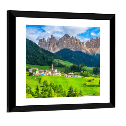 Santa Maddalena Village, Dolomites Wall Art
