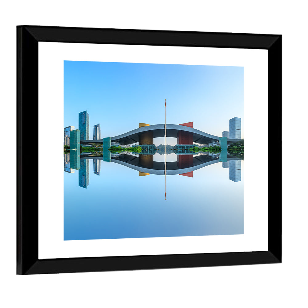 Shenzhen Civic Center at Sunrise Wall Art